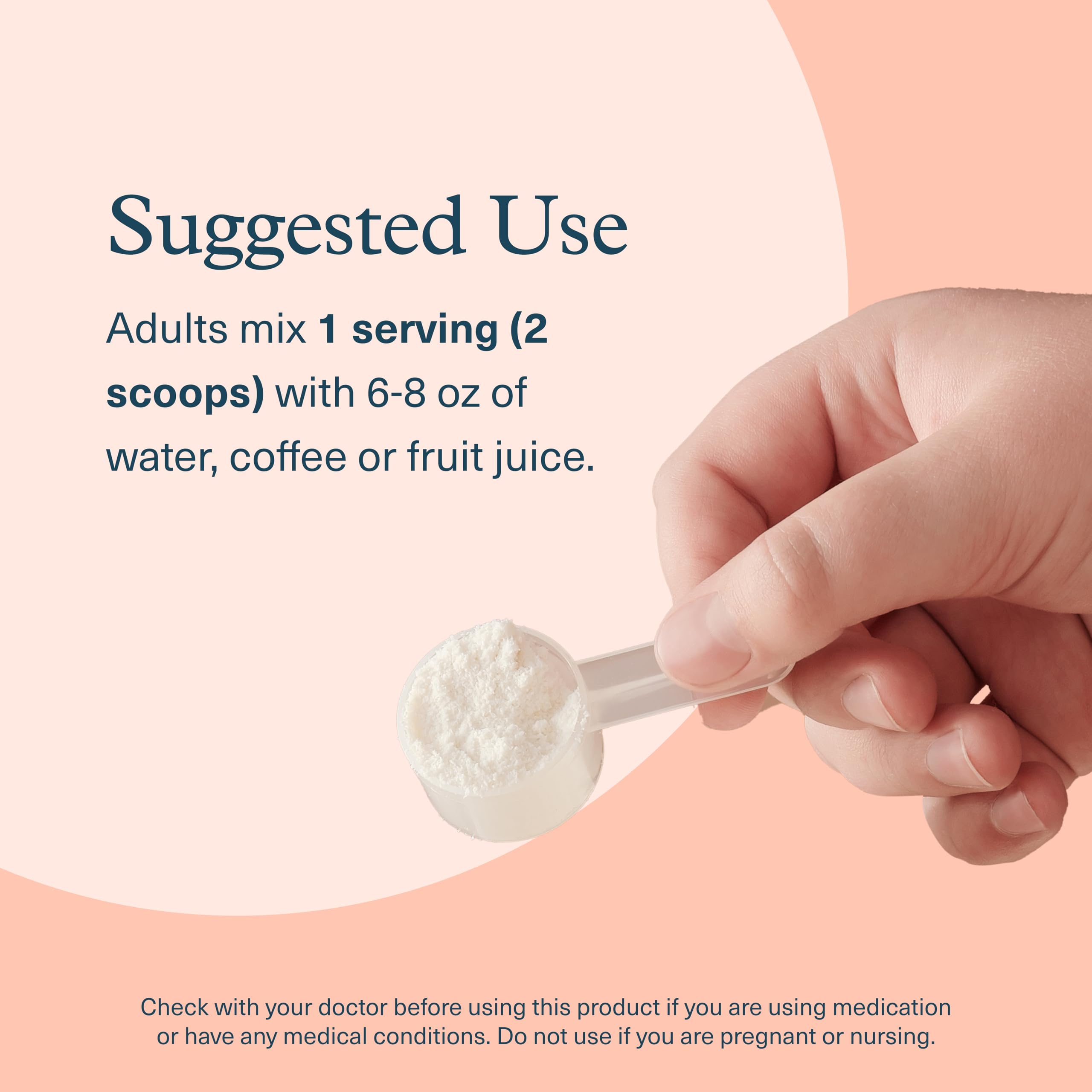 Youtheory collagen powder blended into a smoothie for daily wellness.