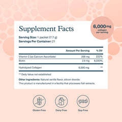 Youtheory Collagen Powder Vanilla sachets ready for on-the-go use