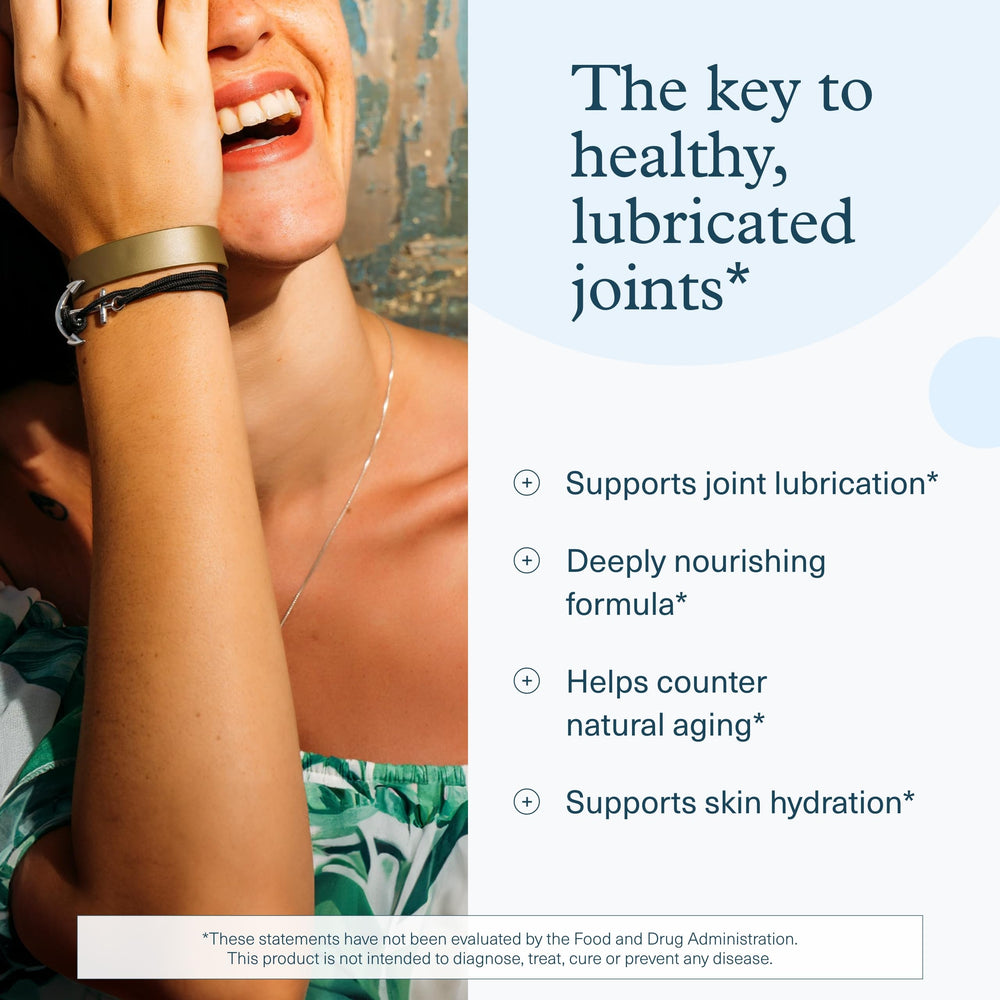 Youtheory Hyaluronic Acid Advanced capsules stacked for convenient daily use