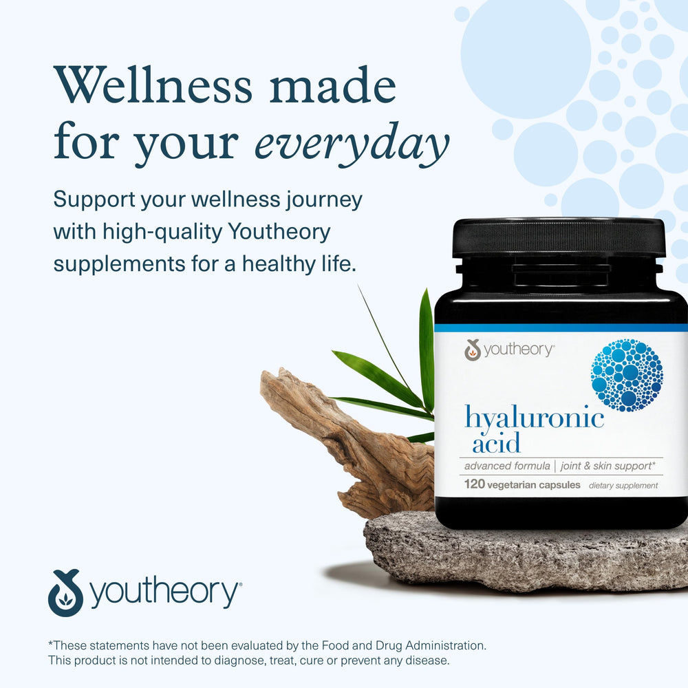 Youtheory Hyaluronic Acid Advanced used in daily health routine
