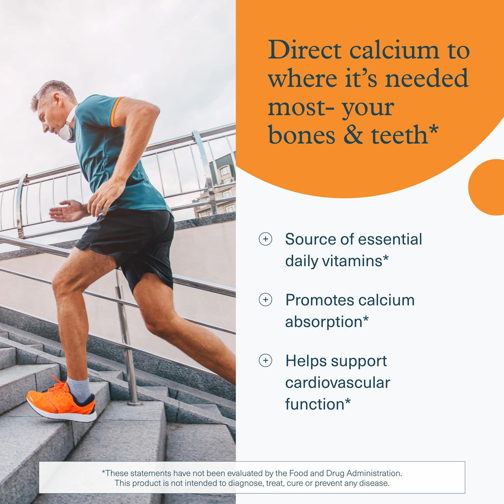 Youtheory K2D3 capsules pouring into a glass for easy daily intake.