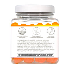 A daily routine shot with Youtheory K2D3 gummies ready to take.