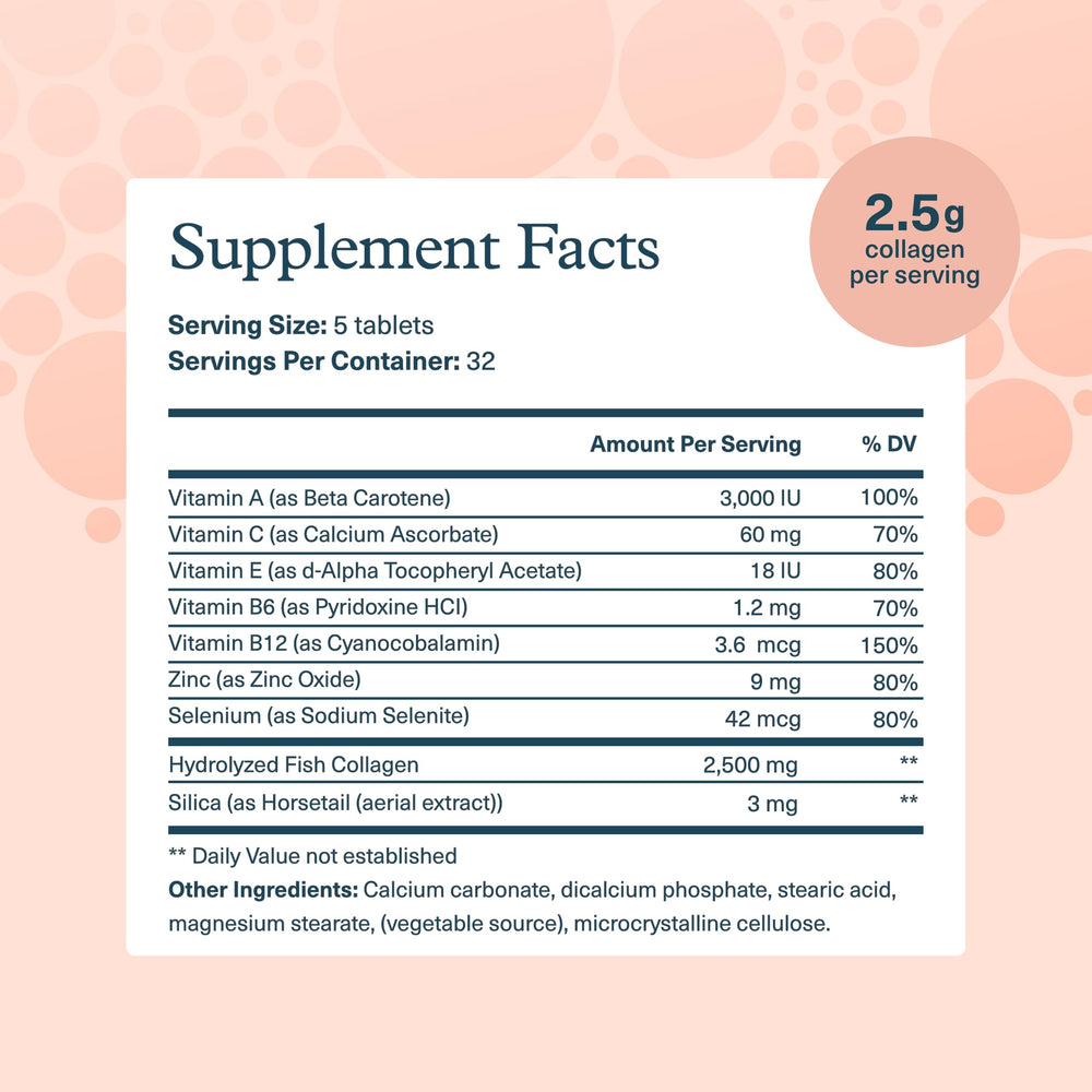 Youtheory Marine Collagen bottle on white for easy daily use.