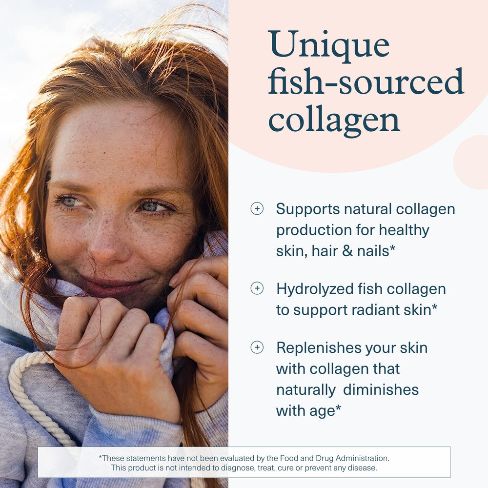 Pouring Youtheory Marine Collagen into a glass for daily routine