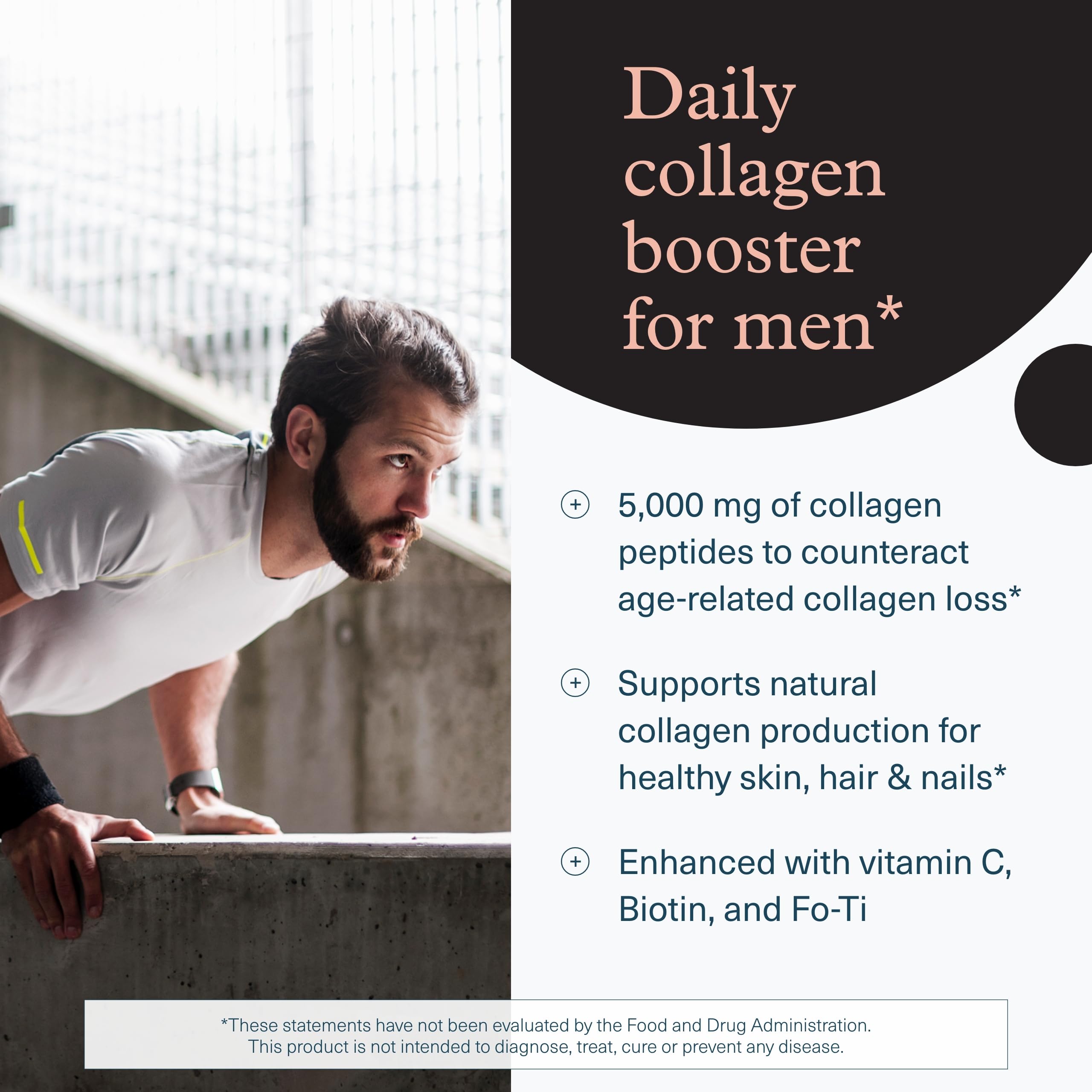 Youtheory hydrolyzed collagen peptides scoop ready to mix.