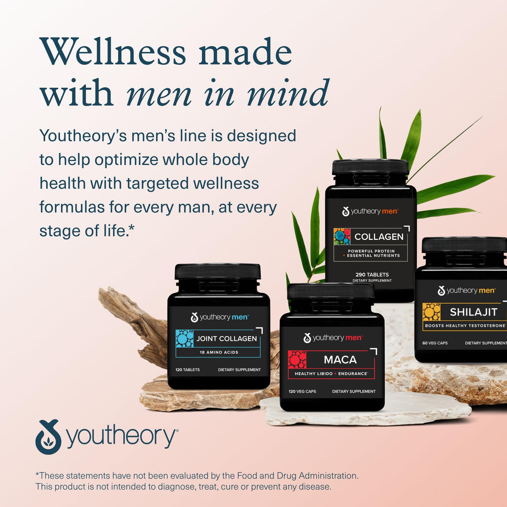 Youtheory collagen packaging highlighting a 290-tablet supply.