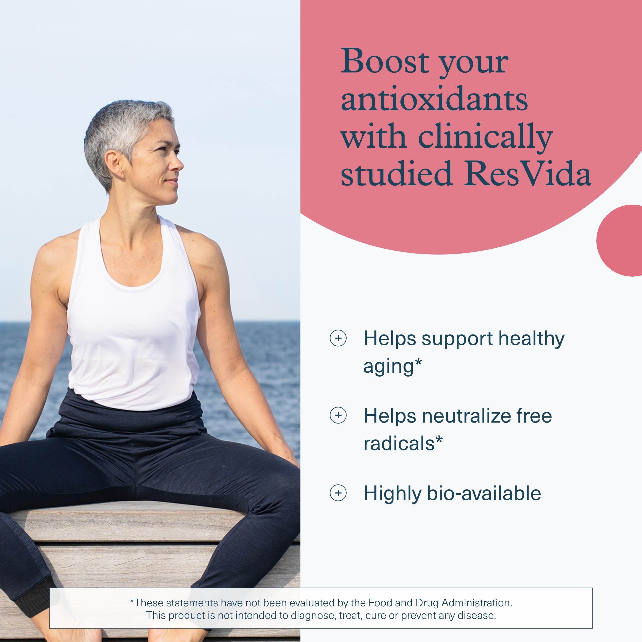 Youtheory Resveratrol Advanced label close-up highlights ResVida 100 mg potency