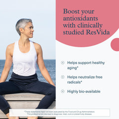 Youtheory Resveratrol Advanced label close-up highlights ResVida 100 mg potency