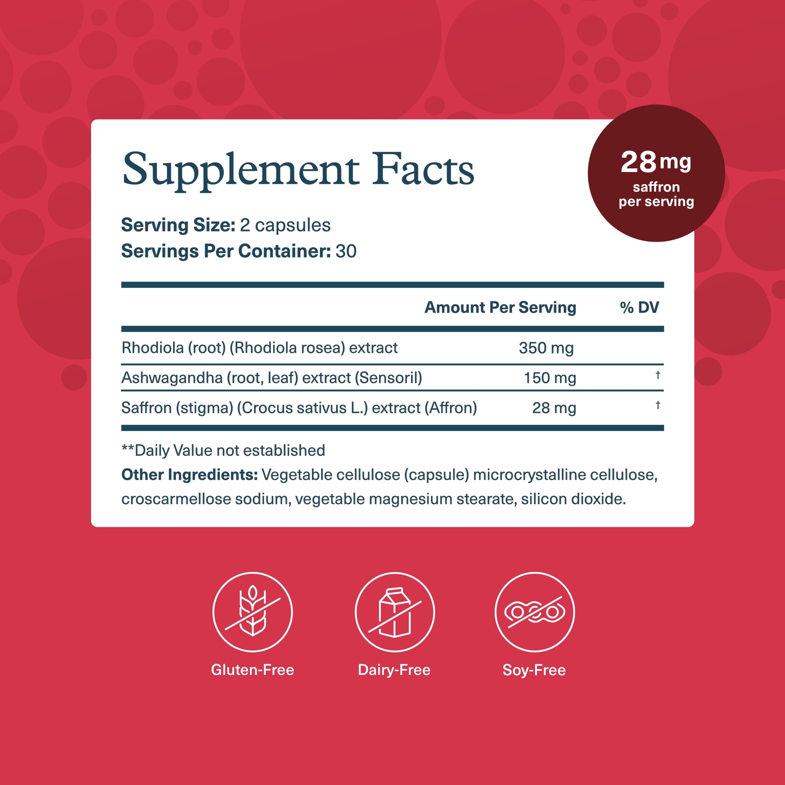 Youtheory saffron capsules for convenient vegan energy on the go.