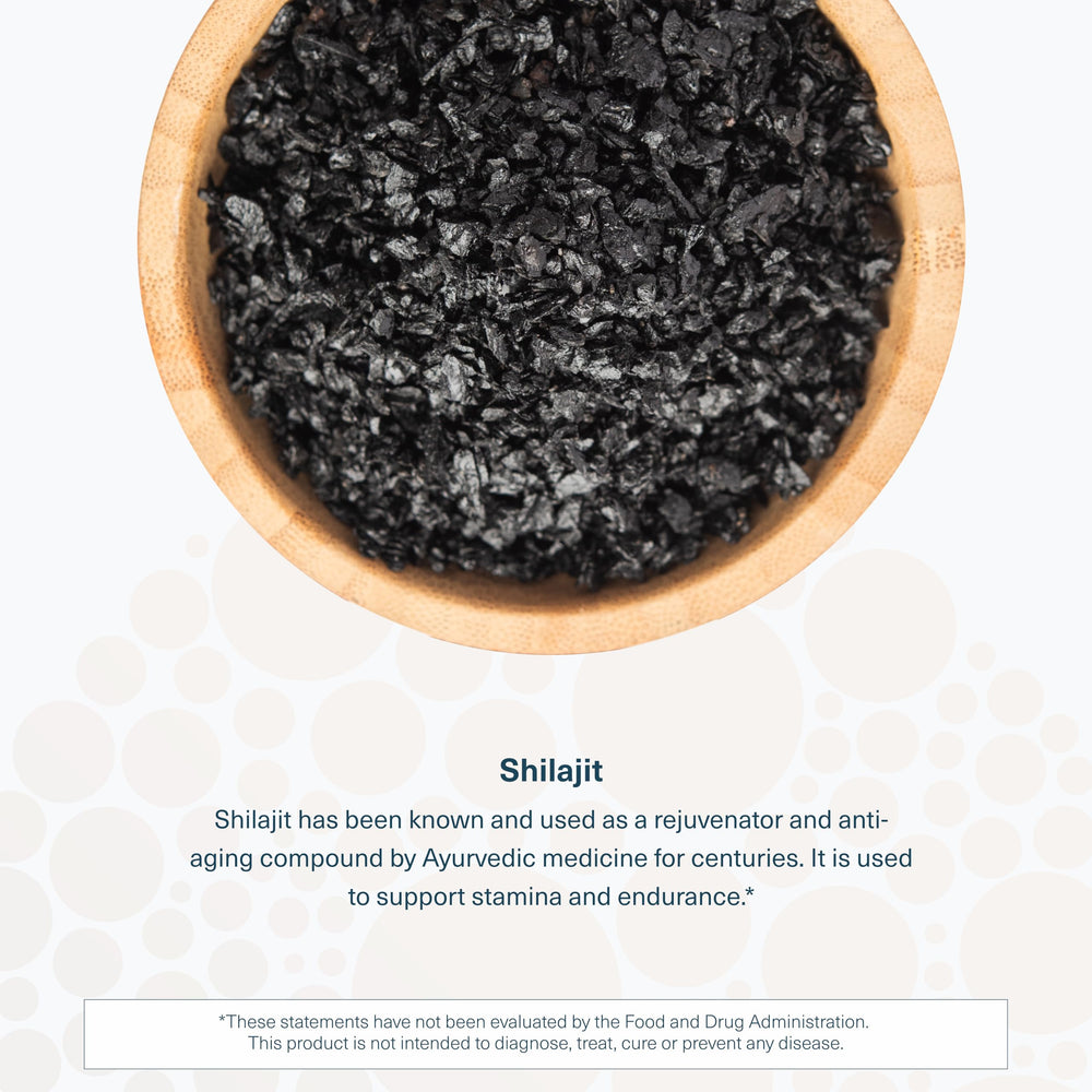 Youtheory Shilajit Advanced label front showing capsule format