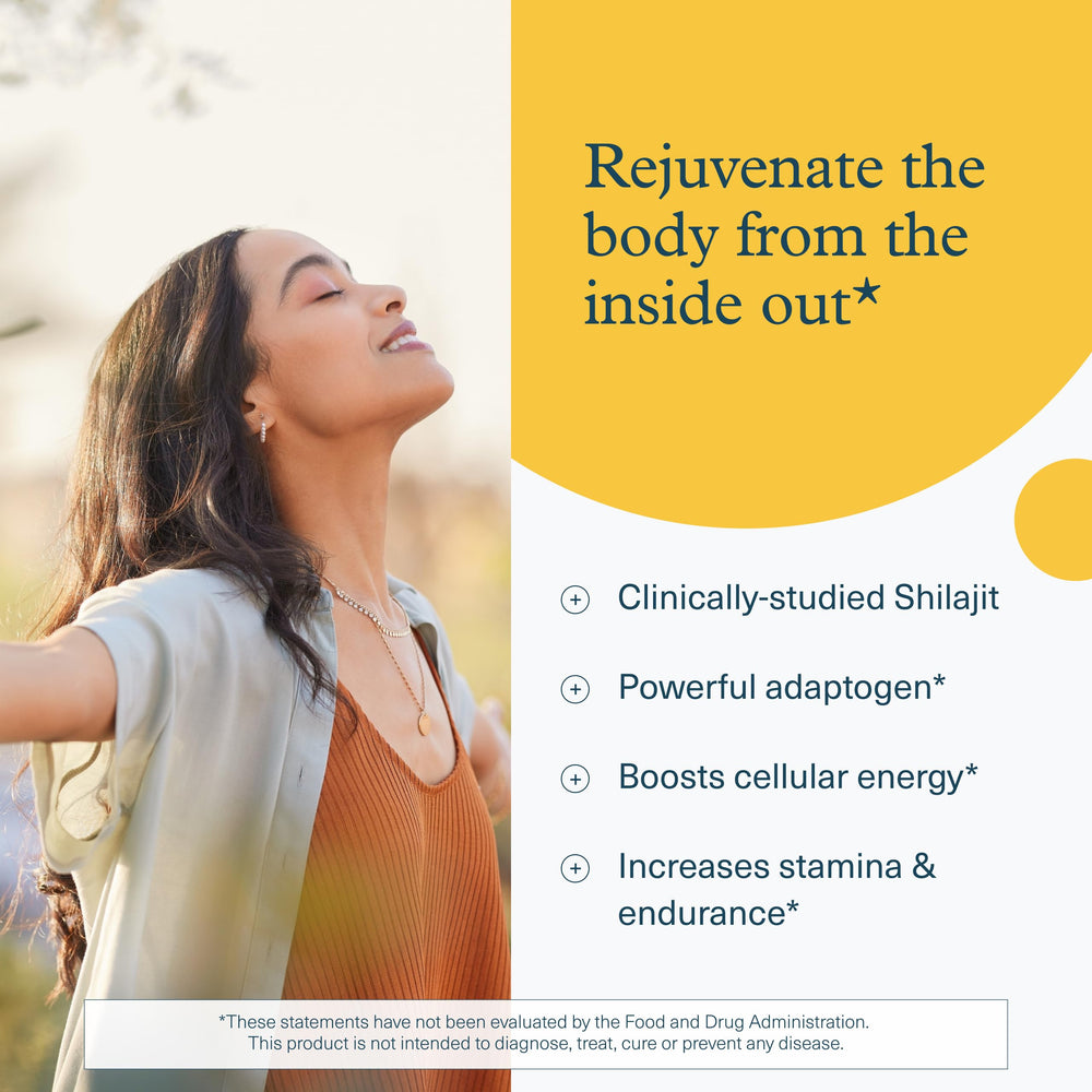 Youtheory Shilajit Primavie capsules closeup, highlighting capsule texture and purity