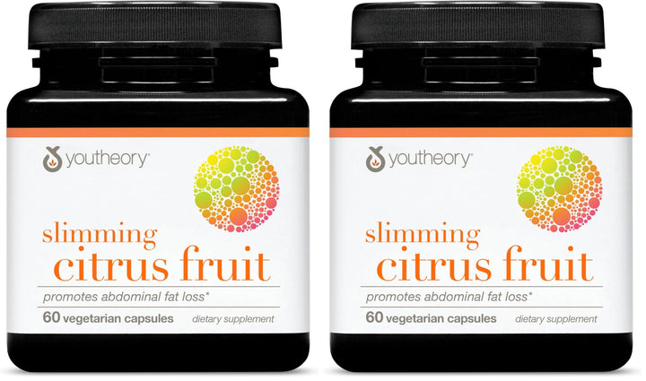 Youtheory Slimming Citrus bottle for easy daily wellness support.