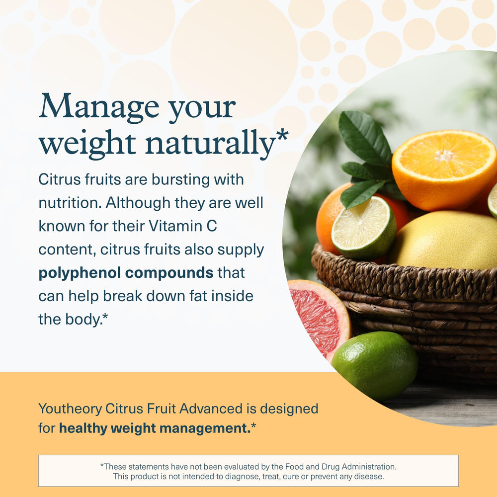 Polyphenol-blend image conveys citrus richness for metabolic support