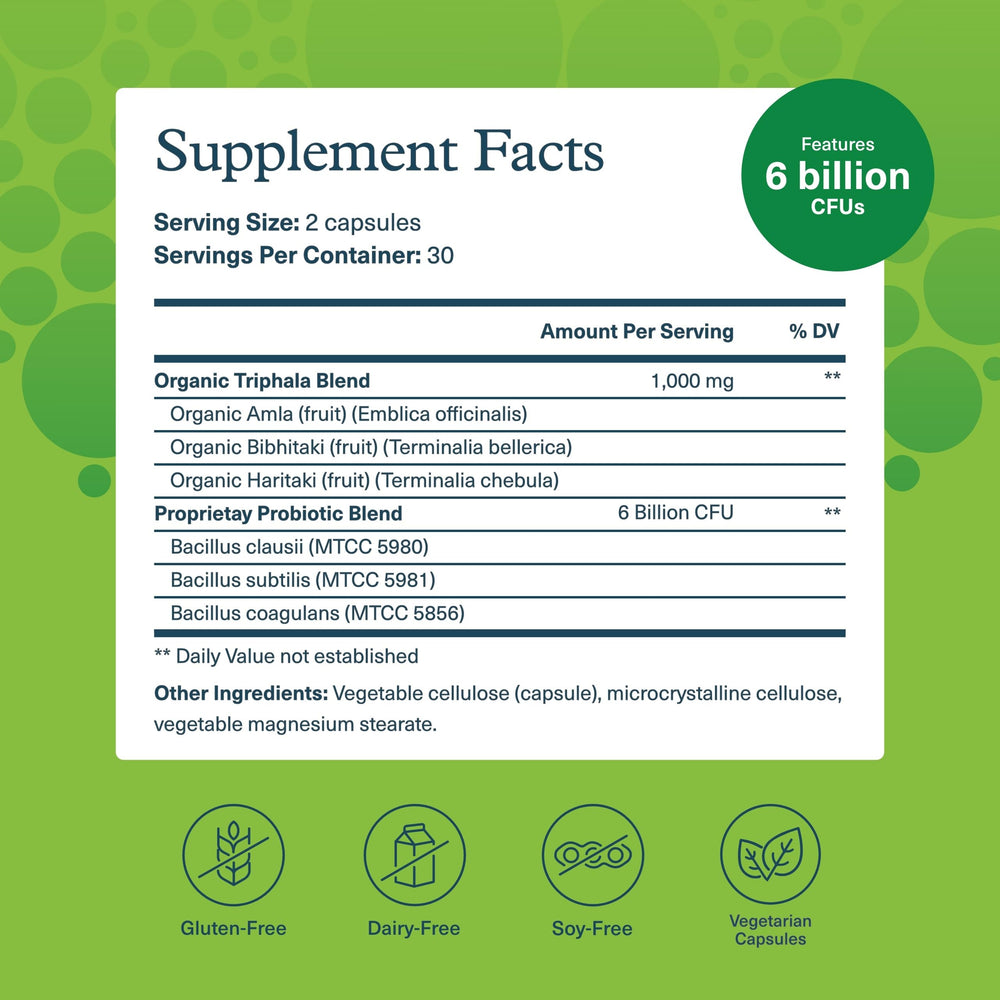 Close-up of Youtheory Spore Probiotic capsules for convenient daily use.