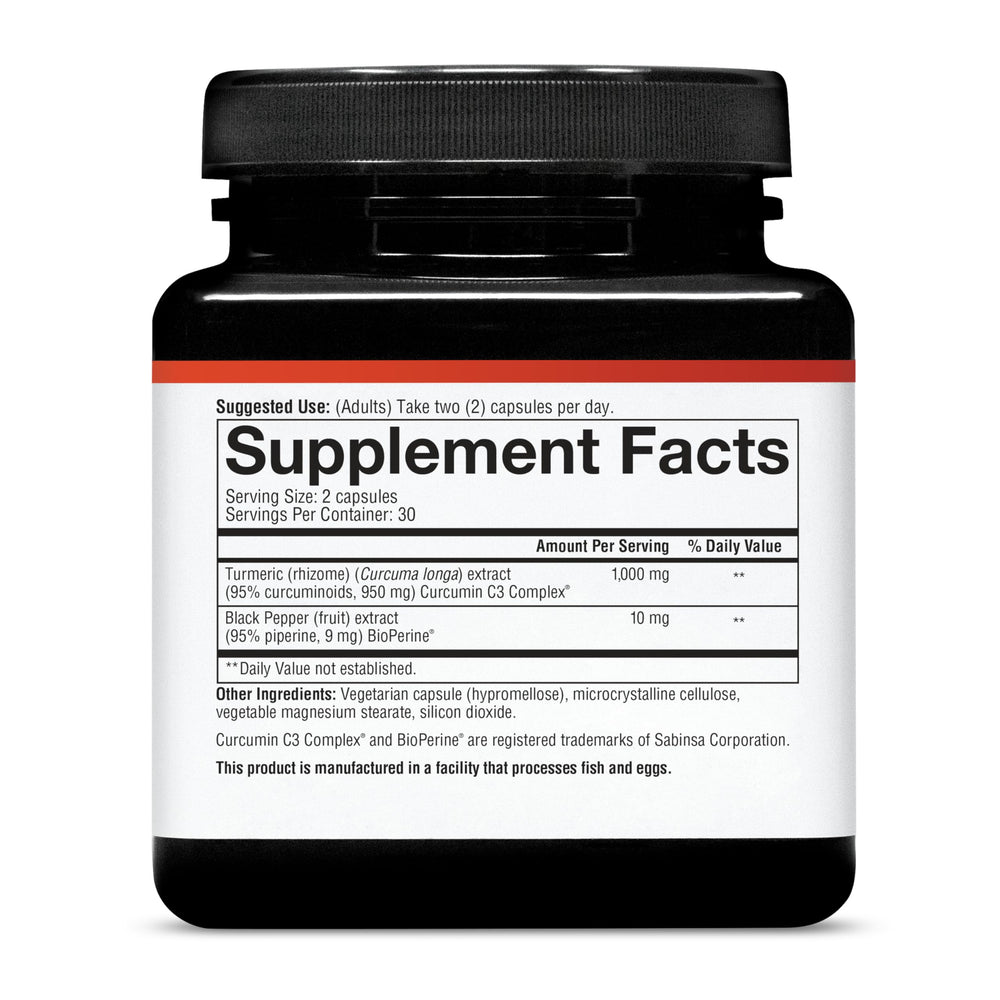 Youtheory Turmeric Extra Strength capsules arranged for daily use