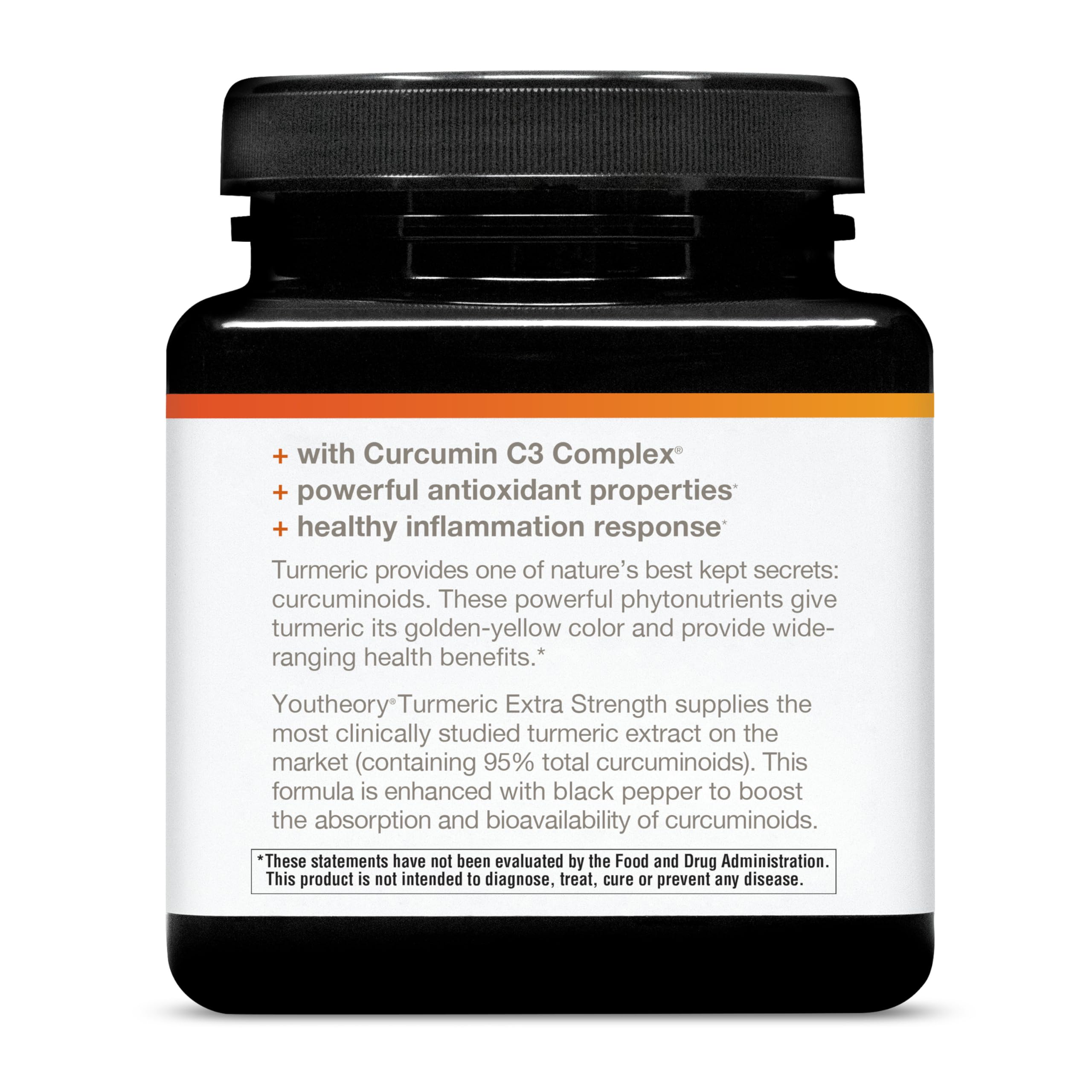 Youtheory Turmeric Extra Strength GMP-certified facility indicating quality control