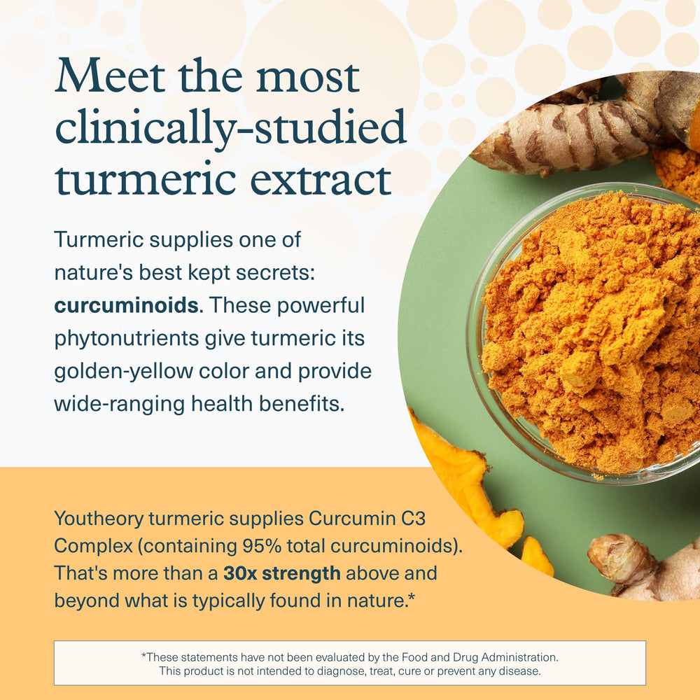 Youtheory Turmeric olive leaf extract enhancing bioavailability