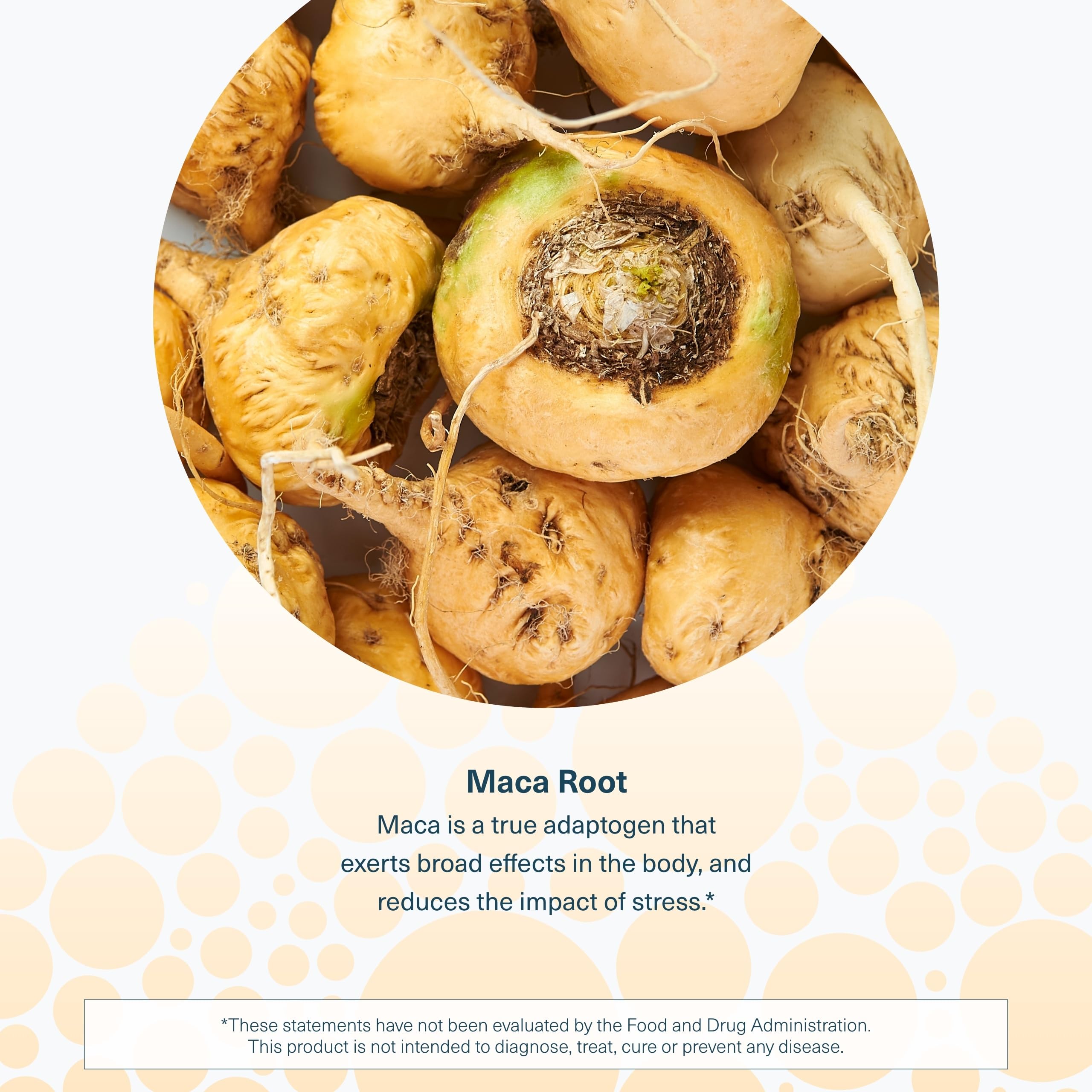 Youtheory Women's Maca Root nutrition label visible, gluten-free and dairy-free