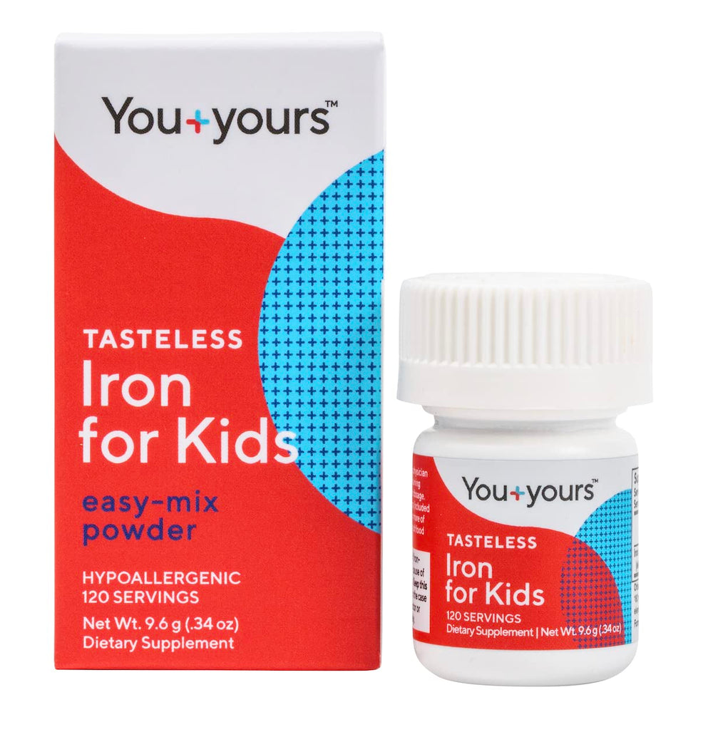 You+yours tasteless iron bottle ready for everyday use with no added flavor.