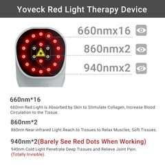 Yoveck red light therapy device for pets' comfort and mild relief.