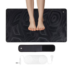 YRSHJJA grounding mat geometry pattern enhances contact for calmer mornings.