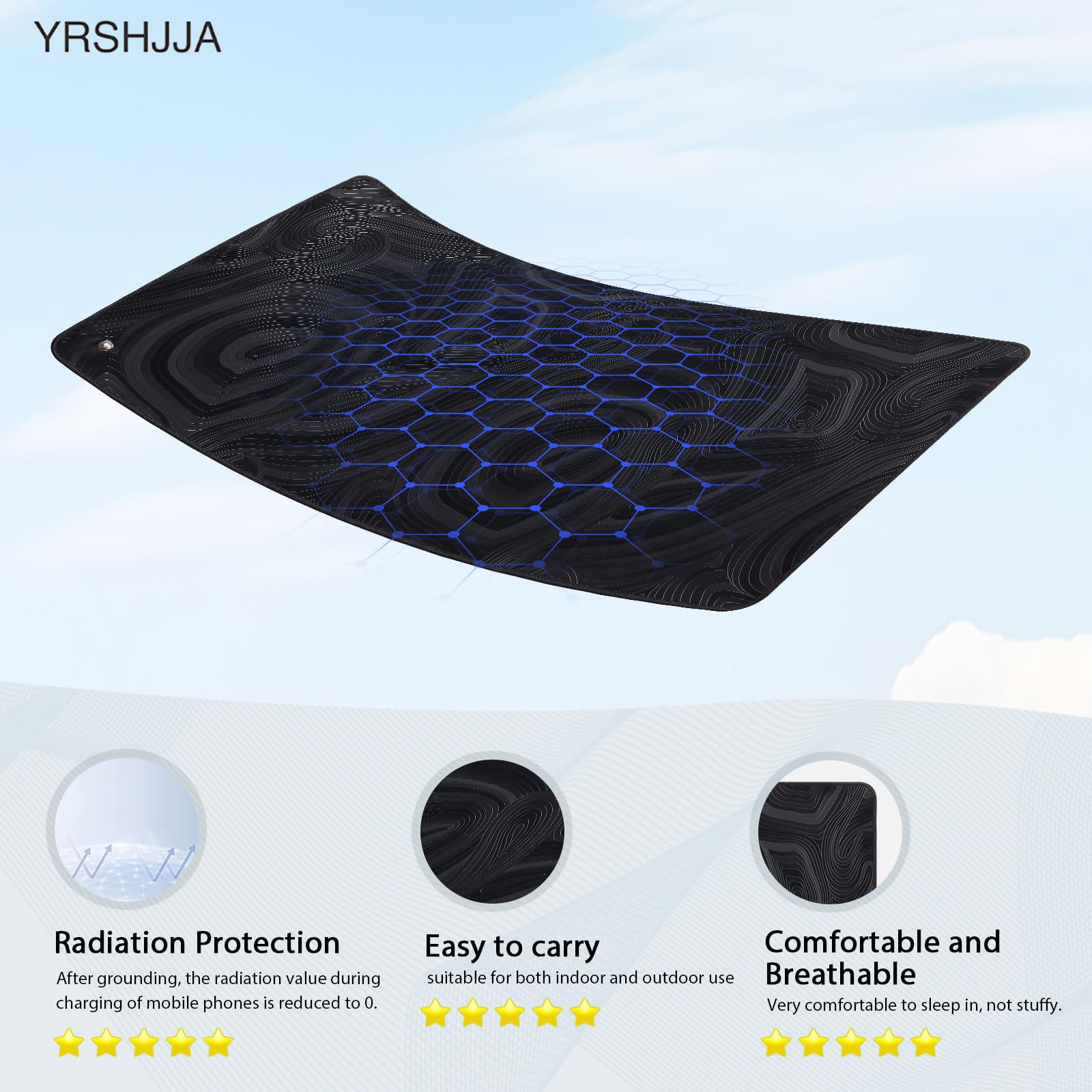 YRSHJJA grounding wrist strap enables on-the-go grounding with the mat.