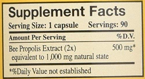 YS Eco Bee Farms Propolis pack of four bottles for steady supply.