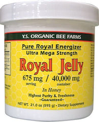Spoonful of royal jelly in honey gel ready for a convenient daily supplement