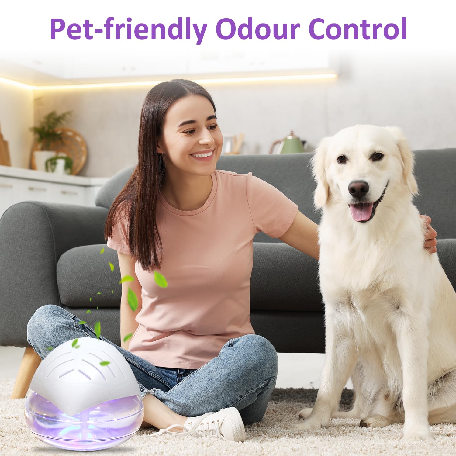 ySky compact air purifier suitable for bedroom or office spaces.
