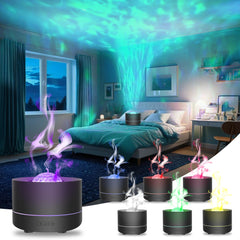 YSMNDE diffuser front view with ambient mist for home use