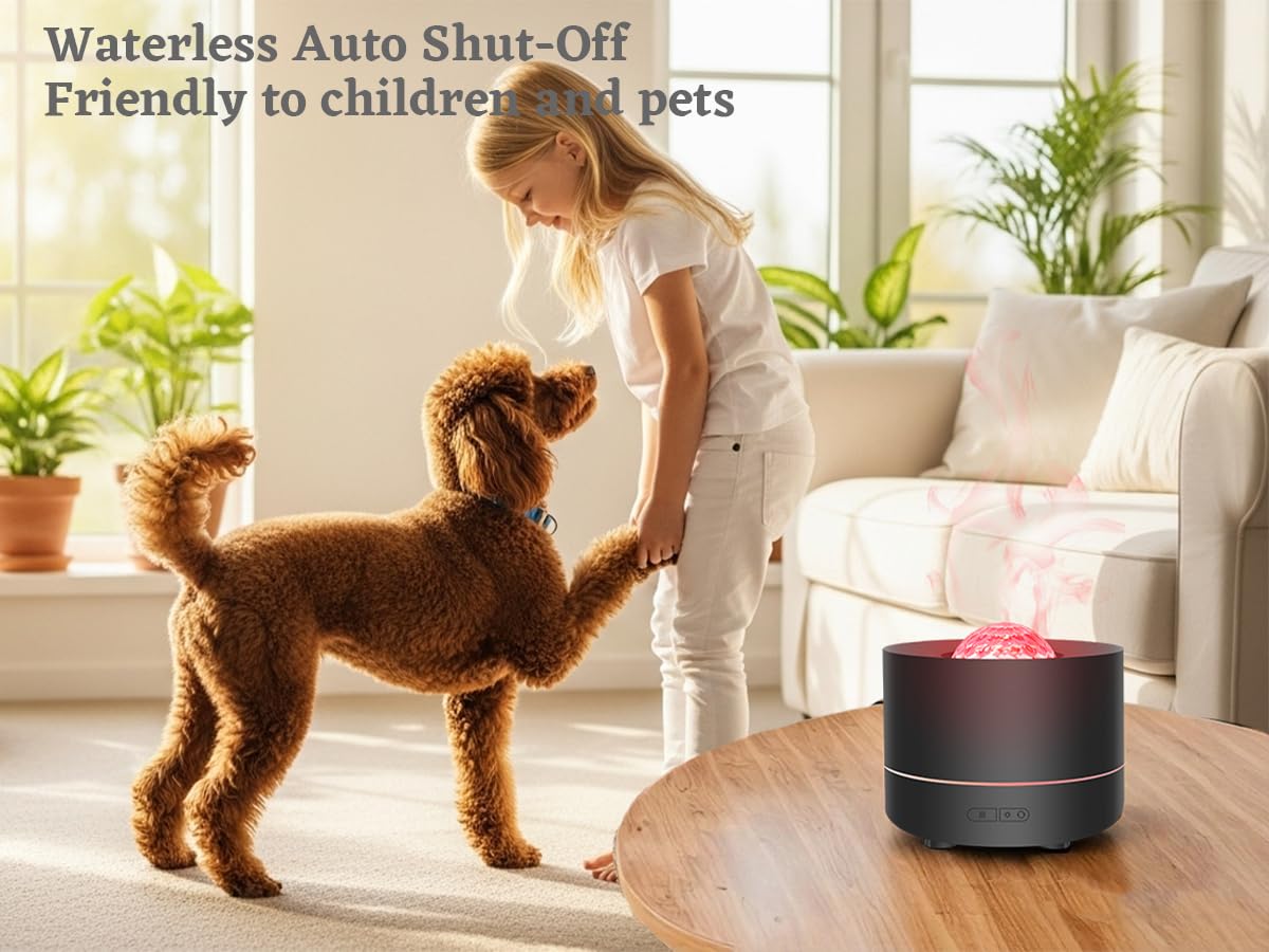 YSMNDE ultra-quiet mist operation under soft background noise