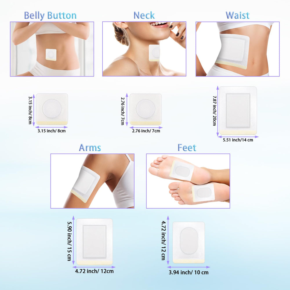 YSSPPOY castor oil patch arms for easy, mess-free topical application