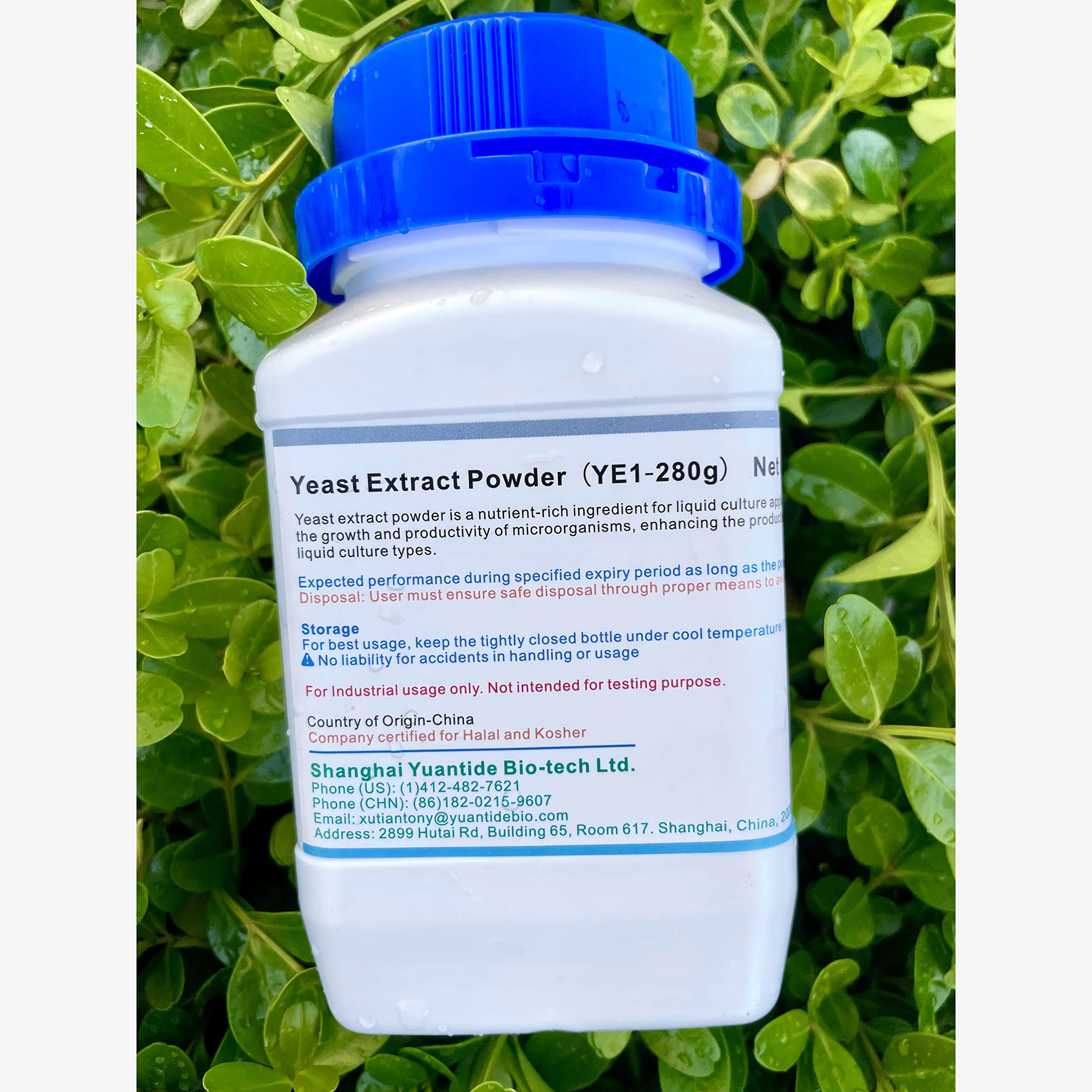 Yuantide YC01 powder in a lab scene supports consistent microbiology experiments