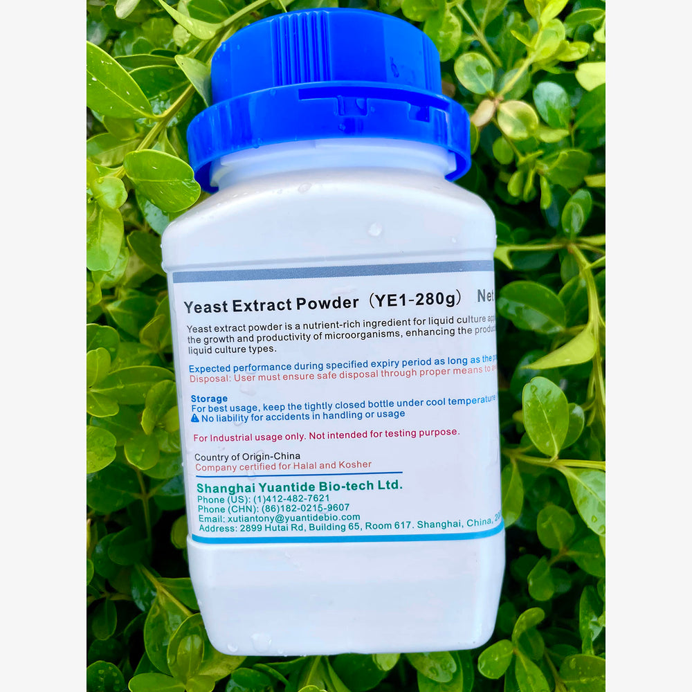 Yuantide YC01 powder in a lab scene supports consistent microbiology experiments
