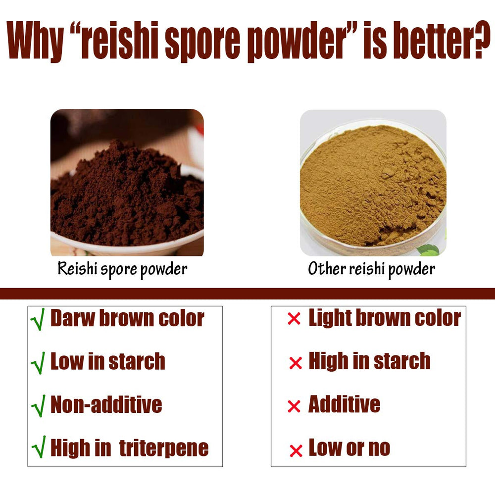 Ultra-low temperature shell-breaking preserves nutrients in reishi spores.