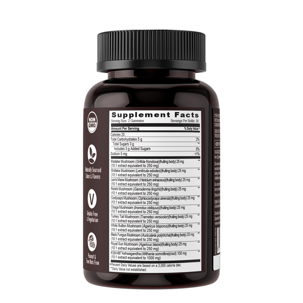 YUM-V'S natural color dyes panel showing no artificial colors