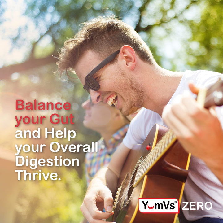 YUM-V'S berry-flavored gummy closeup emphasizes plant-based fiber benefits.