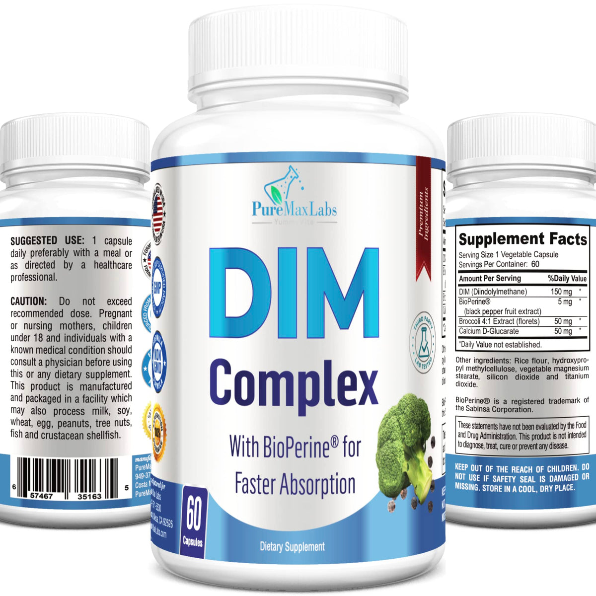 YUMMYVITE DIM balance capsule for daily hormone support