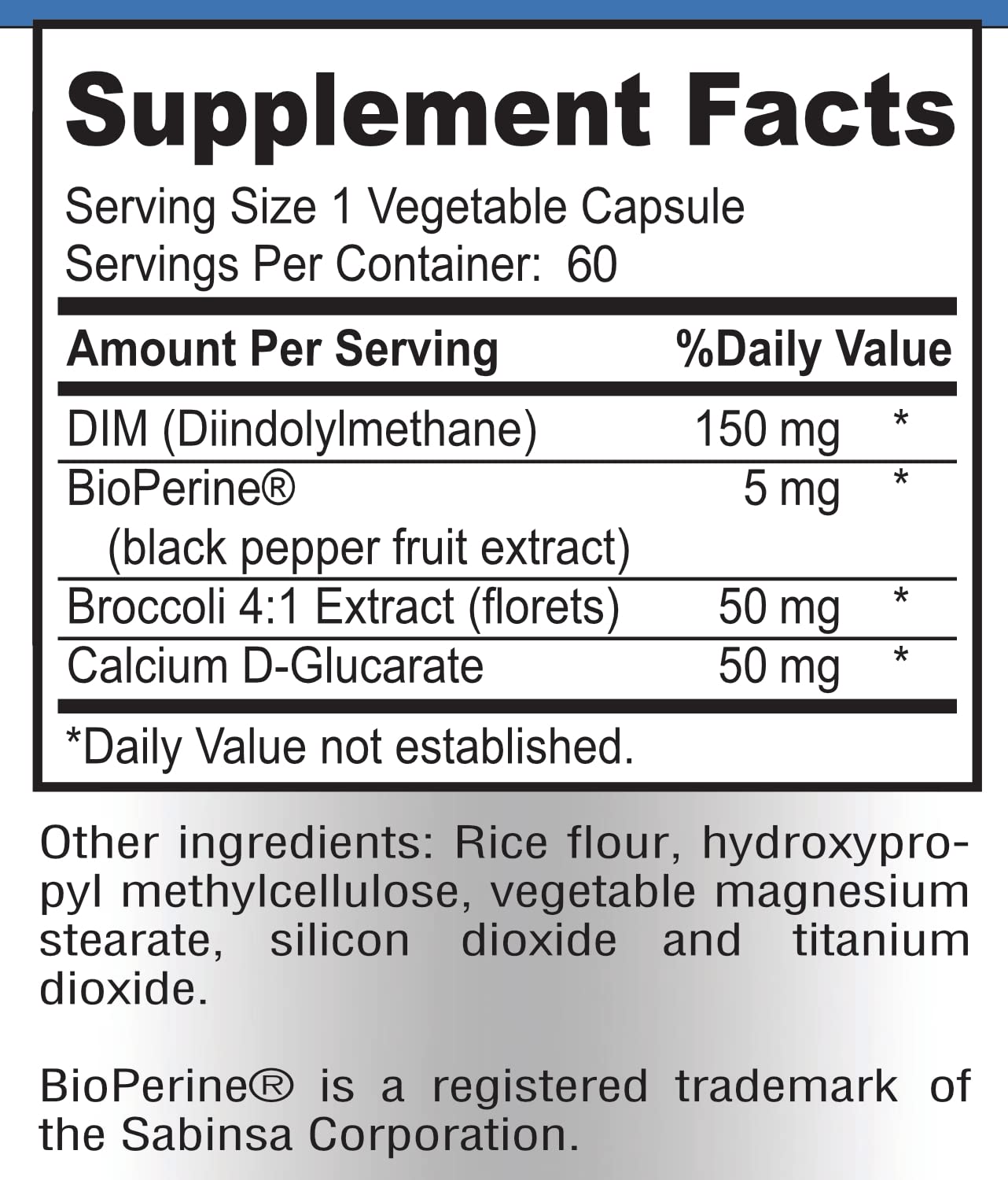 YUMMYVITE DIM with Bioperine improves absorption and uptake