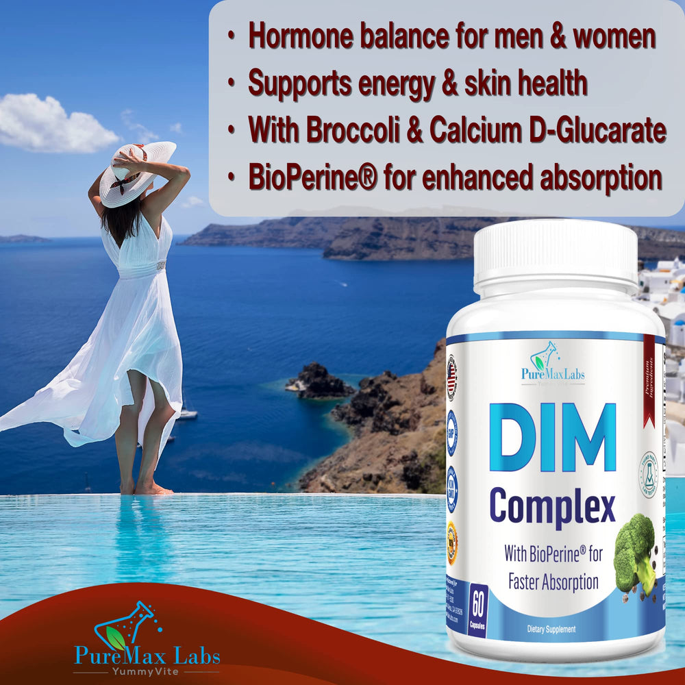 YUMMYVITE DIM capsules inside bottle for easy daily use