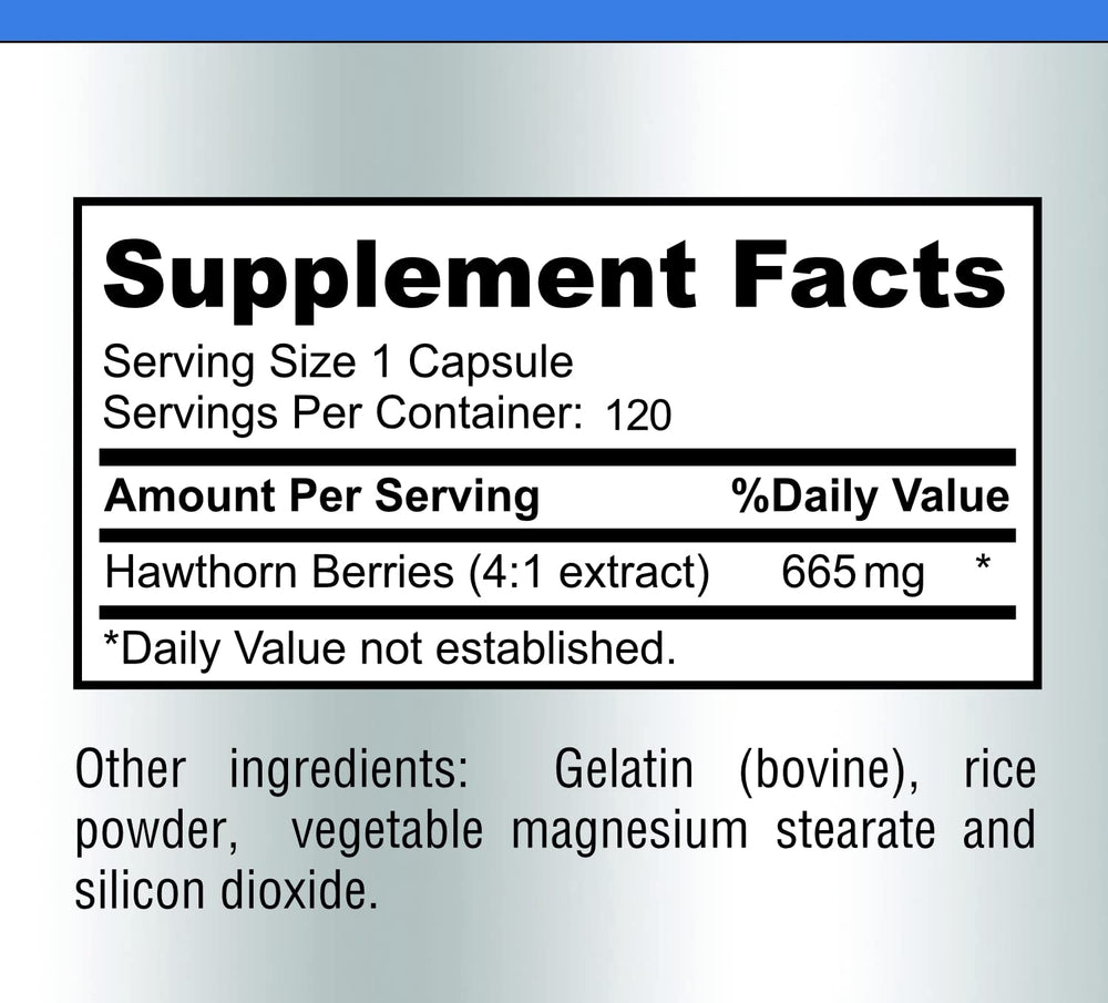 Boxed packaging of YUMMYVITE Hawthorn 4:1 extract communicates clear usage and value.