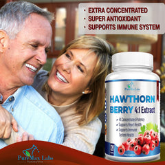 Product label on YUMMYVITE Hawthorn 4:1 extract demonstrates quality and potency.