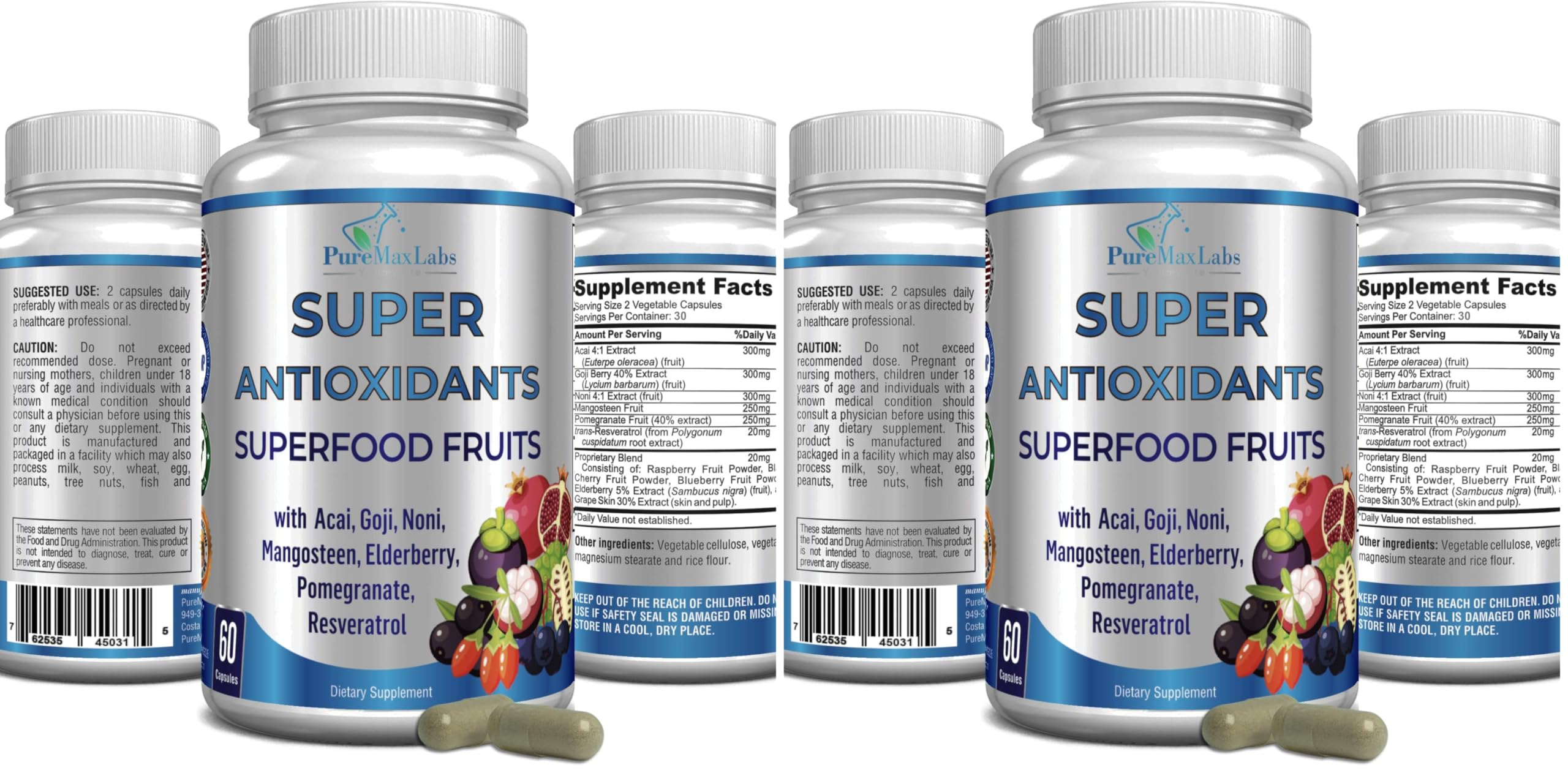 YUMMYVITE Super Antioxidant bottle front highlighting premium antioxidant blend for daily wellness