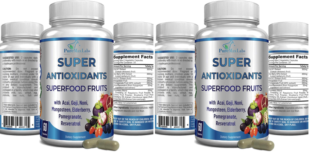 YUMMYVITE Super Antioxidant bottle front highlighting premium antioxidant blend for daily wellness