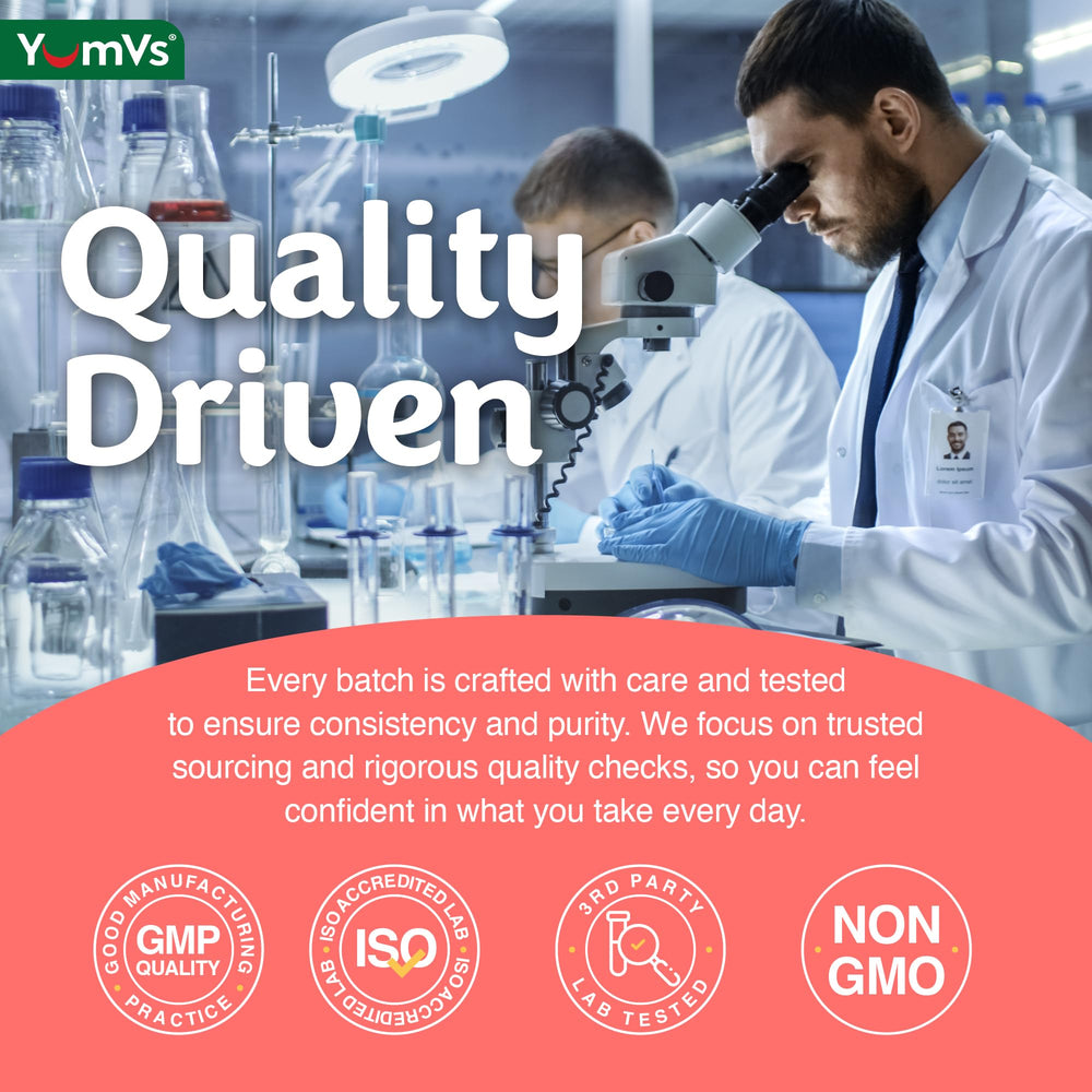 YUM-V'S Ginger Gummies travel-friendly bottle for on-the-go.