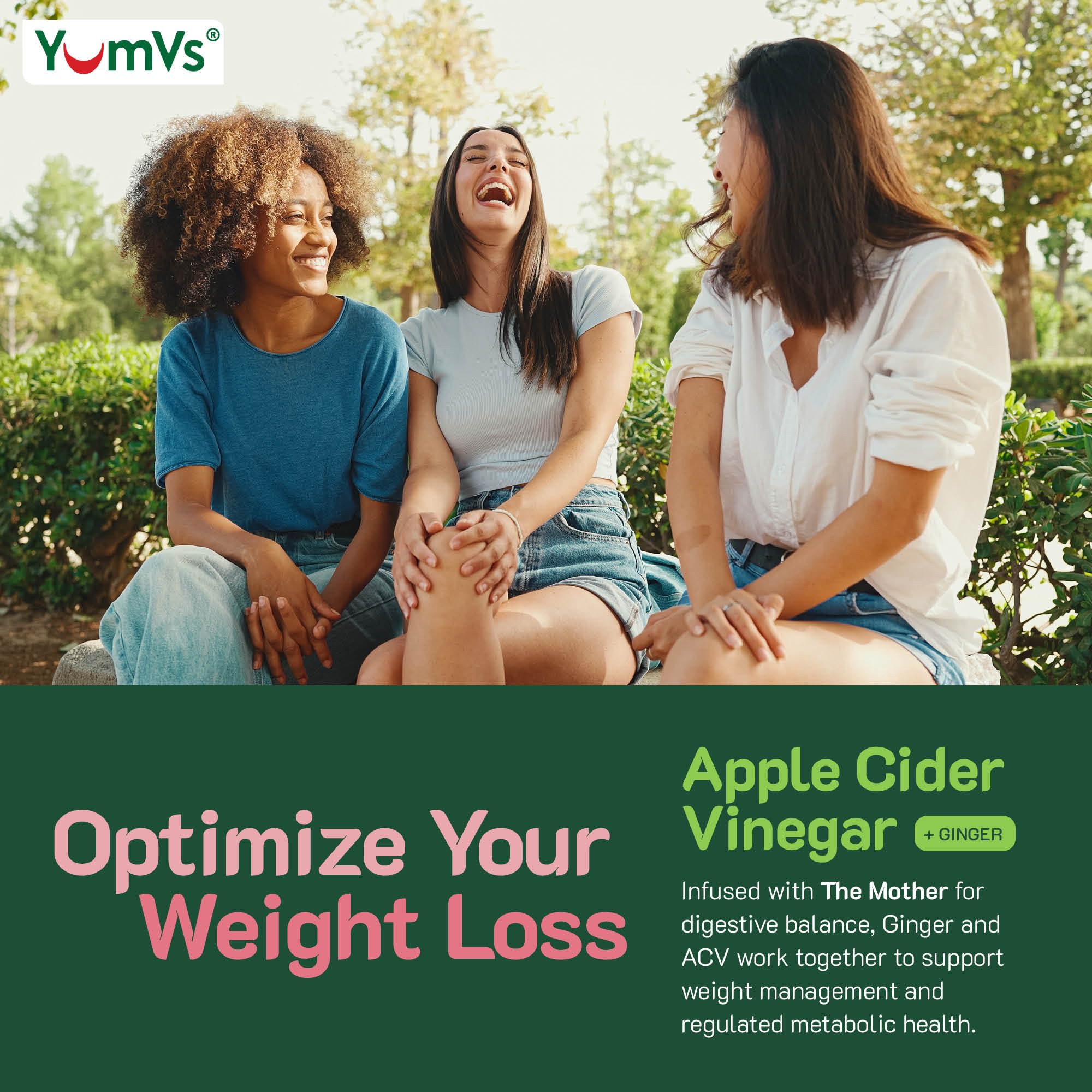 Gominolas YumV's con la madre del vinagre para equilibrio digestivo