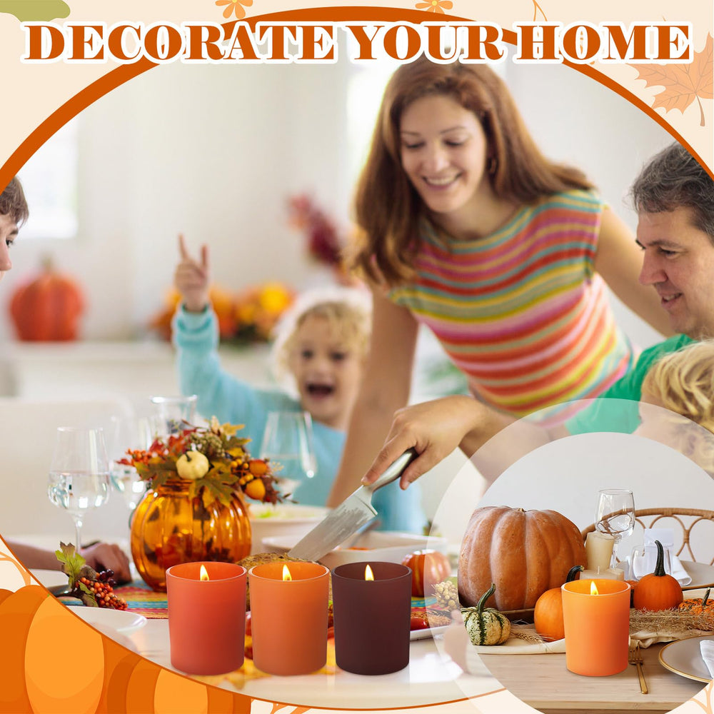 Yuntau apple-scented jar candle enhances home comfort during cooler nights.
