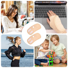 Yuomeaz castor oil pack hand wrap adjustable adhesive fits your hand comfortably