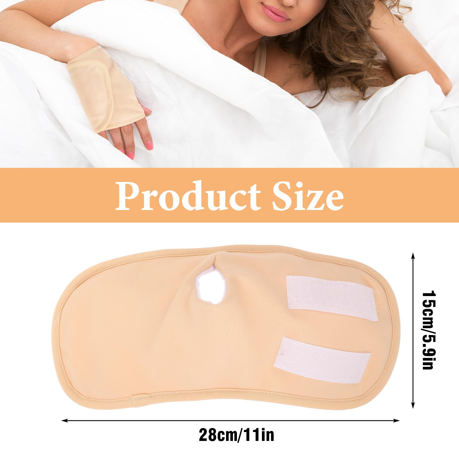 Yuomeaz castor oil pack hand wrap ideal for nighttime relaxation and rest