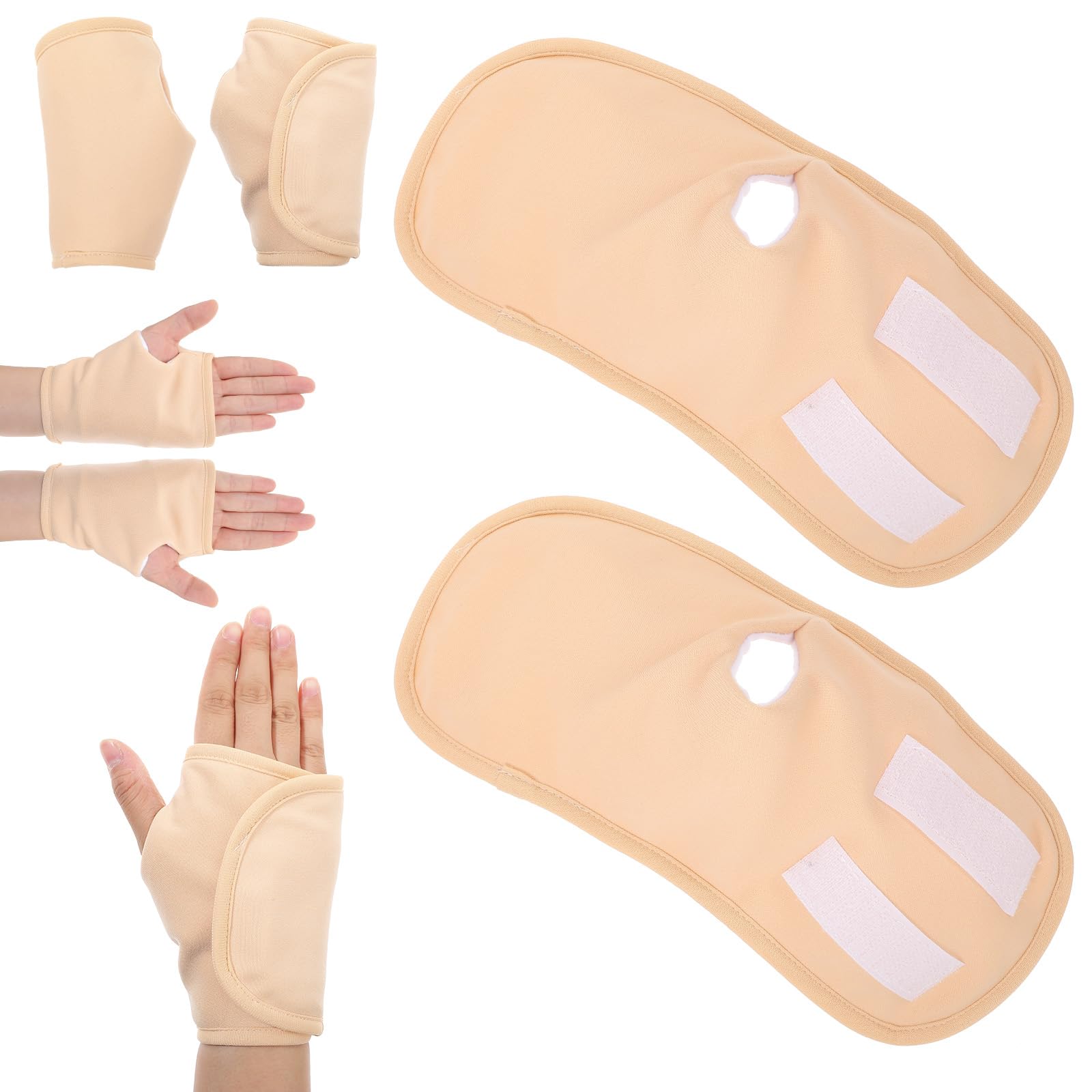 Yuomeaz castor oil pack hand wrap outer fabric with waterproof layer for mess-free use